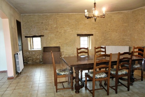 séjour de la maison T5 à vendre en dordogne